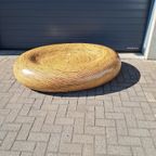 Unieke Jaren '70 Vintage Fiberglas Salontafel, Een Echte Eye-catcher! thumbnail 15