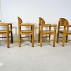 Set Van 4 Grenenhouten Eetkamerstoelen – Rainer Daumiller thumbnail 4