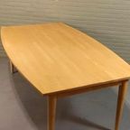 Vintage Deens Design Eethoek Eettafel Met 5 'Mikado' Stoelen, Kvist thumbnail 12