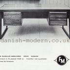 Danish Modern Kai Kristiansen Skrivebord Nr. 70 thumbnail 16