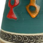 Vintage Vaas West Germany Turquoise Dumler Breiden 119-30 thumbnail 6