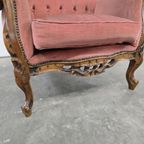Vintage Barok Fauteuil / Éénzit / Retro Stoel thumbnail 11