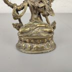 Bronzen Boeddha Beeldje Manushri thumbnail 6