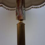 Mid Century Marmer, Onyx En Bronzen Staande Lamp thumbnail 10
