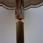 Mid Century Marmer, Onyx En Bronzen Staande Lamp thumbnail 10