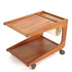 Sika Mobler Trolley Met Lectuurhouder Tijdschriftenrek Vintage Deens thumbnail 13