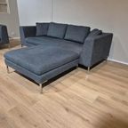 Alberta Collins Hoekbank - Chaise Longue - Stof - Blauw thumbnail 8