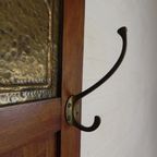 Staande Art Deco Wandkapstok Met Spiegels En Marmer Platen, Jaren 30 thumbnail 19