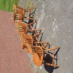 Cafestoelen Van Beukenhout Set Van 4 thumbnail 5