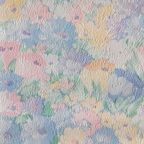 3 Rollen Vintage Behang Met Bloemen, Jaren '80, Made In Belgium thumbnail 7