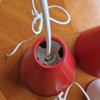2 X IKEA To709 Vintage Hanglamp Rode Hanglamp thumbnail 7