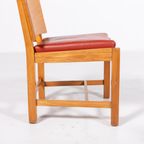 Set Of 4 Vintage Architectural Danish Chairs / Eetkamerstoelen thumbnail 10