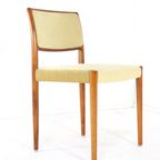 Set 4 Stoelen Niels O Möller Model 80 Eetkamerstoelen Vintage Teak thumbnail 3