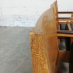 Vintage Houten Theaterbank thumbnail 11
