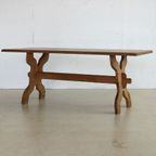 Vintage Eiken Salontafel | Tafel | Jaren 50 | Deens thumbnail 2
