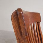 Eiken Bureaustoel, Atelierstoel, In Hoogte Verstelbaar, Jaren 30 thumbnail 13