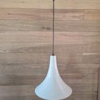 Vintage Trompet Lamp Heksenhoed Metaal Design thumbnail 6