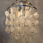 Capiz Hanglamp Parelmoer Schelpen Kroonluchter Opaline thumbnail 3