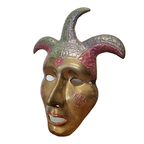 Vintage Messing Carnavals Masker thumbnail 3