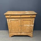 Sleetse Brocante Beige Commode Kast thumbnail 7
