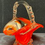 Murano. Snoepkom. Massief Gekleurd Glas. Handgemaakt. thumbnail 2