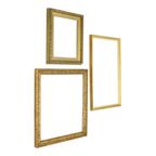 Set Van 3 Vintage Gouden Lijsten Kaders Klassieke Stijl thumbnail 7