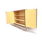 Xxl Vintage Wortelnotenhout Dressoir / Highboard Uit De Jaren ’60 thumbnail 11
