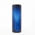 Set Kobalt Blauwe Fat Lava Cilinder Vaasjes thumbnail 4