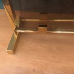 Elegante Origineel Vintage Italiaanse Krantenbak In Messing thumbnail 6