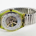 Swatch - Silver Rivet - Quartz - Gg107 - Swiss - 1991 thumbnail 2