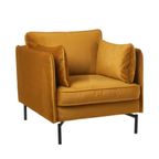 Polspotten | Fauteuil Goud Velvet thumbnail 2