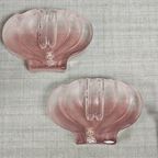 Vintage Walther Glass Solifleur Lotus Vaasje Roze (1 Stuks) thumbnail 2