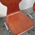 4x Eromes Pagholz Industriële Stapelbare Design Stoel thumbnail 4