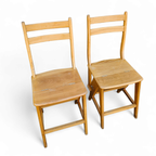 2 X Library Ladder Chair 1950s thumbnail 14