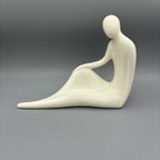 Vintage Abstract Figuur Wit Crème thumbnail 3