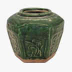 Chinees Groen Geglazuurde Gember Shekwan / Shiwa Pot thumbnail 10