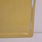 Vintage Dienblad Formica Geel Dienblad Jaren 50 Jaren 60 thumbnail 8
