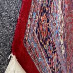 Perzisch Tabriz Vloerkleed Wol Handgeknoopt 253X368Cm - Vintage Tapijt - Rood Blauw Wit thumbnail 10