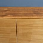 Blonde Wood Asymmetrical Shelving Cabinet By Jitona thumbnail 5