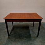 Vintage Uitschuifbare Tafel Uitschuiftafel Teakhouten Tafel thumbnail 9