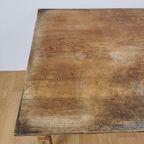Oude Frans Houten Boeren Eettafel, Keukentafel, Tafel, Tuintafel thumbnail 8