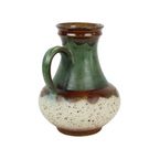 Zeldzame Groene Vaas Terrazzo West Germany Aardewerk Ü-Keramik 1808-30 thumbnail 4