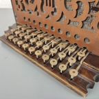 Antieke Houten Accordeon M. Hohner thumbnail 7