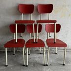 Rare Vintage Brabantia Red Chairs thumbnail 9