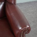 Comfortabele Schapenleren Fauteuil/ Armchair In Een Mooie Warme Kleur thumbnail 9