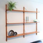 Vintage Wandsysteem Teak Denemarken thumbnail 6