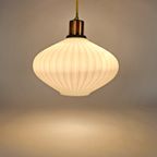 Vintage - Ufo Lamp - Opaline - Koper - Scandinavisch - 1970S thumbnail 5