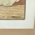 Henri Cassiers - Grote Ingekaderde Druk thumbnail 3