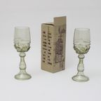 Roemer Wine Glasses By Josed & Eva Flek, Novy Bor Czechoslovakia thumbnail 2