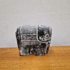 Jaren 70 Vintage Beeld Sculptuur Oliefant Terracotta Beeld thumbnail 4
